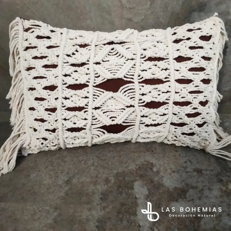 Funda de Cojín Macramé